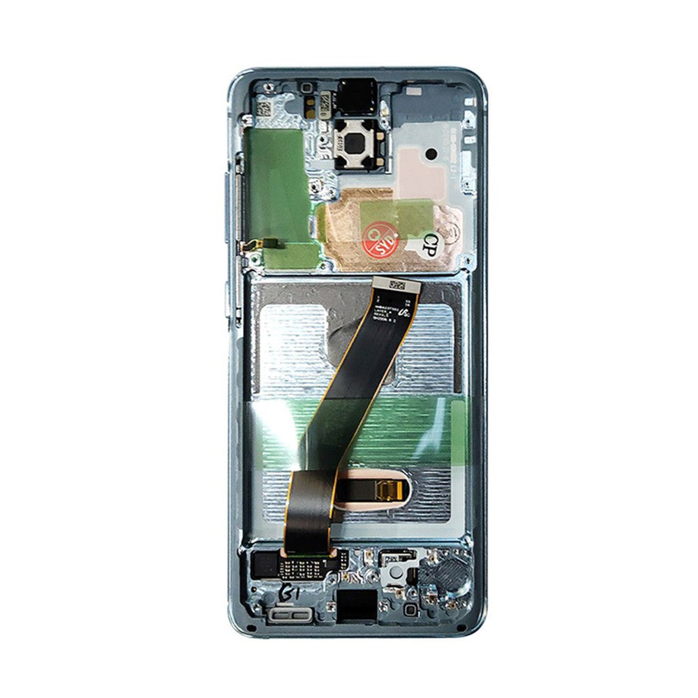 OLED Screen Replacement Digitizer With Frame For Samsung Galaxy S20 G980F-Cloud Blue OLED Screen Replacement Digitizer With Frame For Samsung Galaxy S20 G980F-Cloud Blue